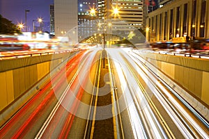 Traffic throught downtown