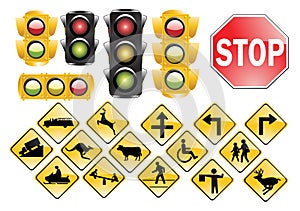 Trafic Lights and signs