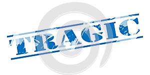 Tragic blue stamp
