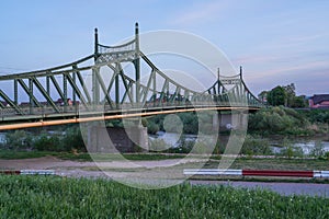 Traian Bridge over Mures River, Arad, Romania, Europe