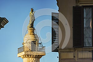 Traian Column monument in Rome