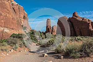 Trail in Arches National Park, Utah