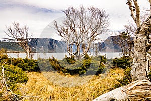 Trail around the falls. Gros Morne National Park Newfoundland Canada