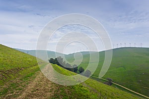 Trail in Brushy Peak Regional Park, East San Francisco bay, Livermore, California photo