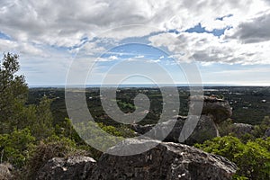 Trail in Cerro de CabeÃÂ§a in Moncarapacho, Algarve, Portugal photo