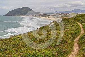 Trail in Costao do Santinho beach