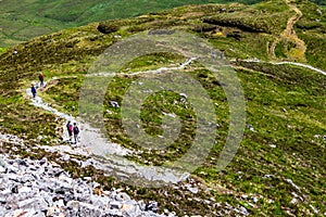 Trail in Diamond hill in Letterfrack