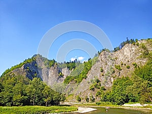 Trail through Dunajec valley