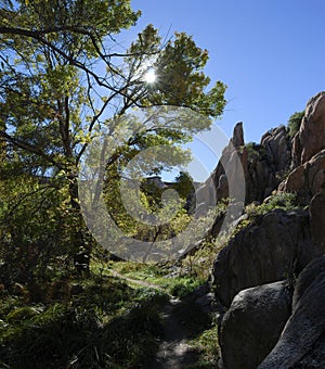 Trail in the Granite Dells