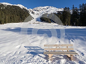 A trail in Klosters