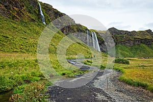 Trail Leading to Seljalandsfoss Waterfall