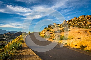 Trail at Mount Rubidoux Park, in Riverside, California. photo