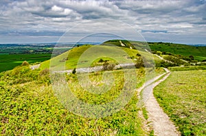 Trail to Ivinghoe Beacon Chiltern Hills Buckinghamshire England UK