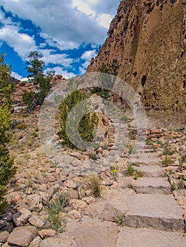 Trail to Ruins in Bandelier National Monument