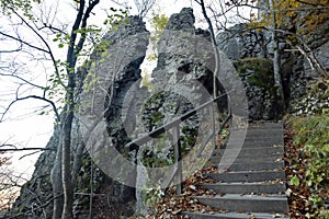 Trail to Sitno, Štiavnické vrchy, Slovakia