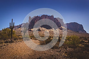 Trail to Superstition Mountains