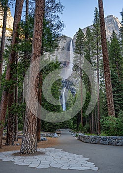 Trail to Upper and Lower Yosemite Falls, Yosemite Nat`l. Park, CA