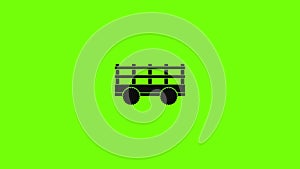 Trail tractor icon animation