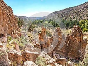 Trail to Ruins in Bandelier National Monument photo