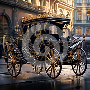 Trailblazing Tradition: A Modern Twist to Horse-drawn Carriages photo