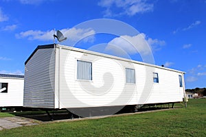Trailer on caravan park