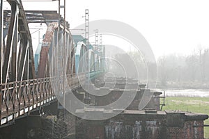 The trailroad bridge photo