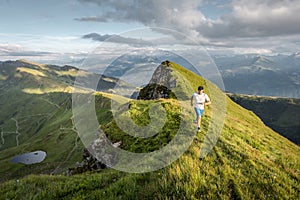 Trailrunner in the mountains