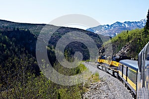 Train through Alaska