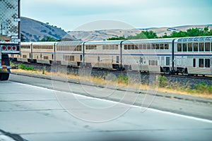 Train in Big Sur California