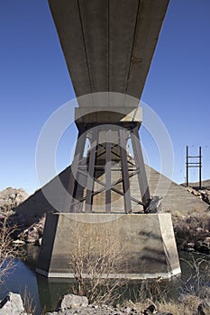 Train bridge in western nevada