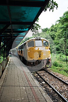 Train on Burma railway