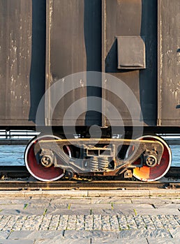 Train Car Undercarriage, passenger train