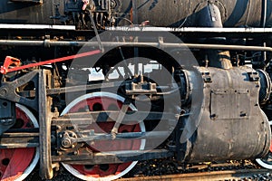 Train Car Undercarriage, passenger train