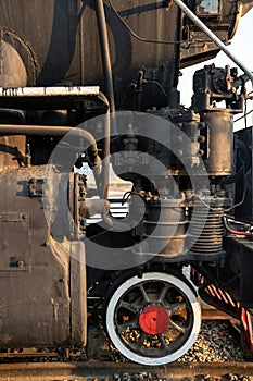 Train Car Undercarriage, passenger train