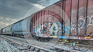 Train Cars and track