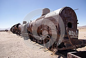 Train cementary, Uyuni, Bolivia