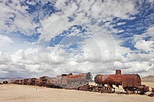 Train cemetery