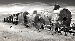 Train cemetery