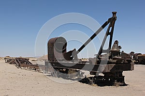 The train cemetery in Bolivia