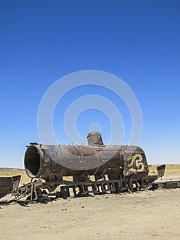 Train cemetery, Bolivia.