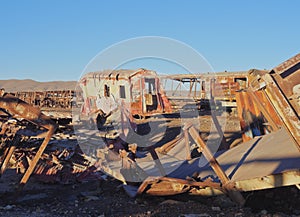 Train Cemetery in Uyuni