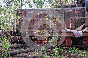 Train in Chernobyl Zone