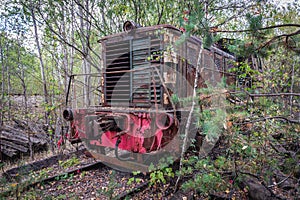 Train in Chernobyl Zone