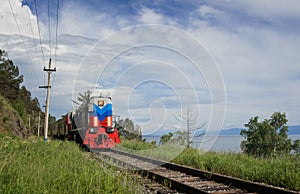 The train on Circum-Baikal photo