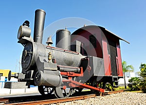 Train of the Coast, Sanlucar de Barrameda, Spain photo