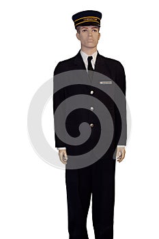 Train Conductor in Uniform photo