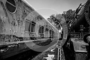 The Patagonian train. Ocean, pampas and snow in the deepest Argentina. photo