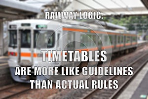 Train delay meme