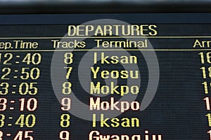 Train Departures