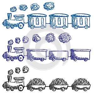 Train doodle